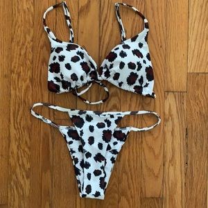NWOT Zaful Printed Bikini Set